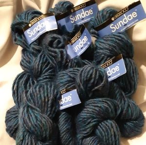 6 BERROCO SUNDAE WOOL ACRYLIC SKEINS
